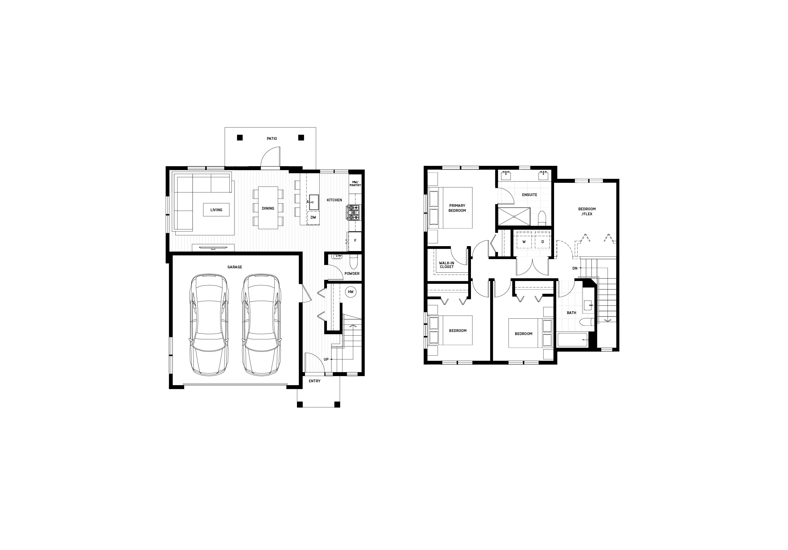 Baycrest West E Plan 3 Bedroom + Flex